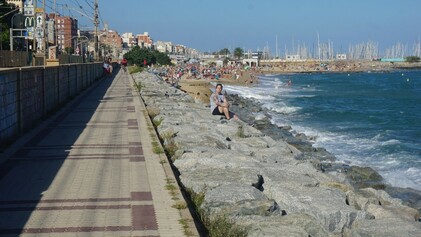Fotografia passeig marítim Montgat